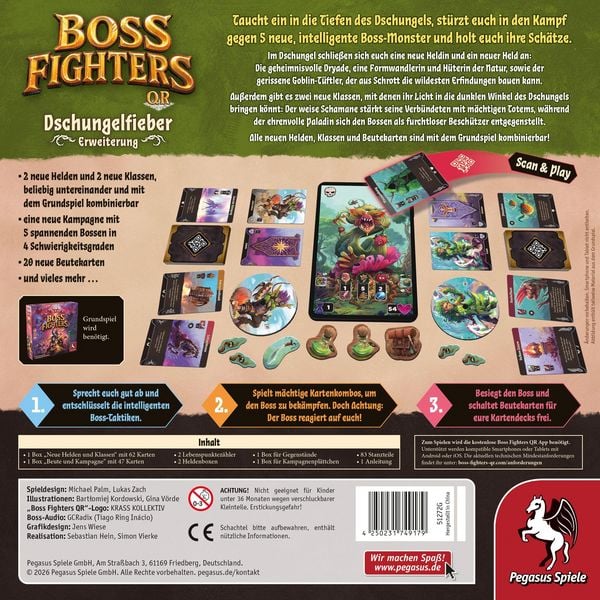 Produktbild: Boss Fighters QR: Dschungelfieber [Erweiterung]