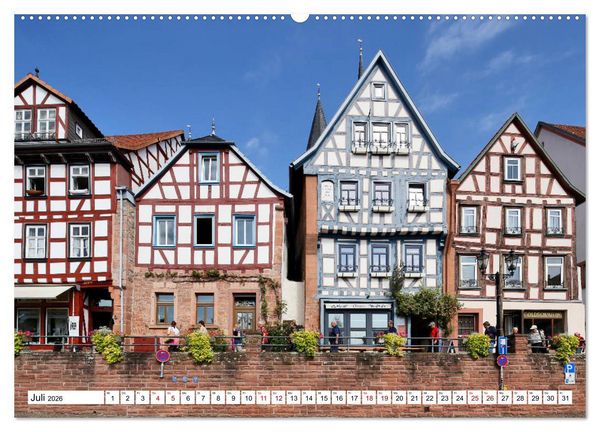 Produktbild: Barbarossastadt Gelnhausen vom Frankfurter Taxifahrer Petrus Bodenstaff (hochwertiger Premium Wandkalender 2026 DIN A2 quer), Kunstdruck in Hochglanz