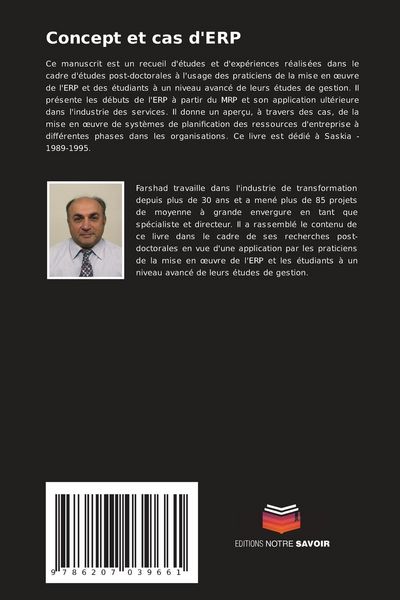 Produktbild: Concept et cas d'ERP