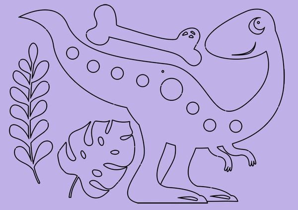 Produktbild: Pompon Art "Dinos"
