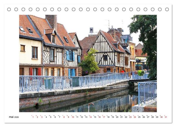 Produktbild: Amiens - Capitale de la Somme (Calendrier de bureau 2026 DIN A5 vertical), CALVENDO calendrier mensuel