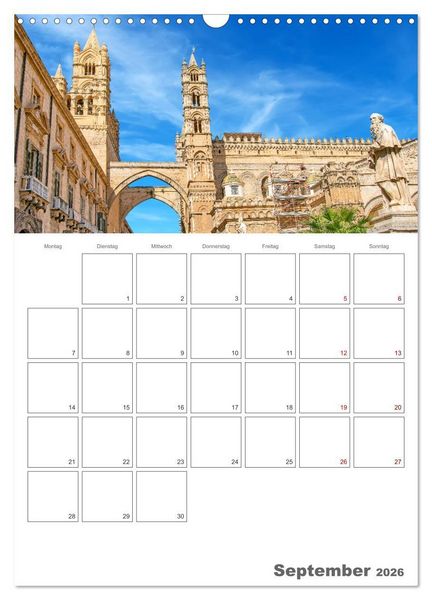 Produktbild: Palermo - Reiseziel auf Sizilien (Wandkalender 2026 DIN A3 hoch), CALVENDO Monatskalender