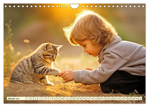 'Emotionale Freundschaft (Wandkalender 2025 DIN A4 quer), CALVENDO