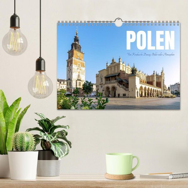Produktbild: Polen. Von Krakau bis Danzig: Bilder voller Atmosph&auml;re (Wandkalender 2026 DIN A4 quer), CALVENDO Monatskalender