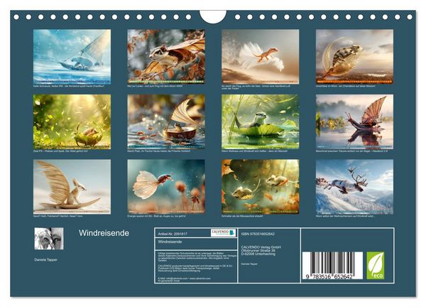 Produktbild: Windreisende (Wandkalender 2026 DIN A4 quer), CALVENDO Monatskalender