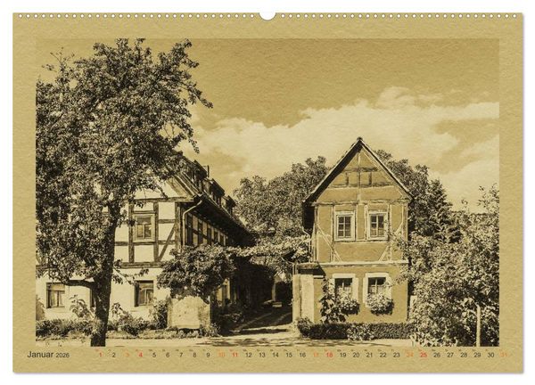 Produktbild: Radebeul - Ein Kalender im Zeitungsstil (hochwertiger Premium Wandkalender 2026 DIN A2 quer), Kunstdruck in Hochglanz