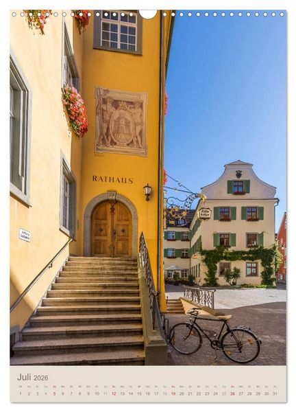 Produktbild: MEERSBURG UND KONSTANZ Historie am Bodensee (Wandkalender 2026 DIN A3 hoch), CALVENDO Monatskalender