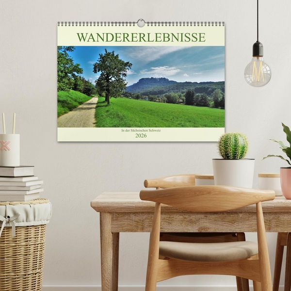 Produktbild: Wandererlebnisse in der S&auml;chsischen Schweiz (Wandkalender 2026 DIN A3 quer), CALVENDO Monatskalender
