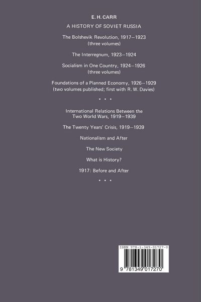 Produktbild: Essays in Honour of E. H. Carr