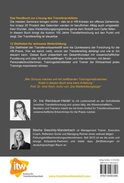 Produktbild: Was Trainings wirklich wirksam macht