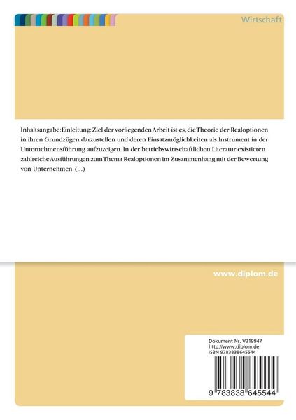 Produktbild: Der Realoptionenansatz in der Unternehmensf&uuml;hrung