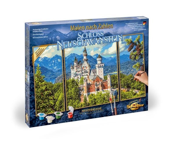 Produktbild: Schipper Malen-nach-Zahlen - Triptychon - Schloss Neuschwanstein