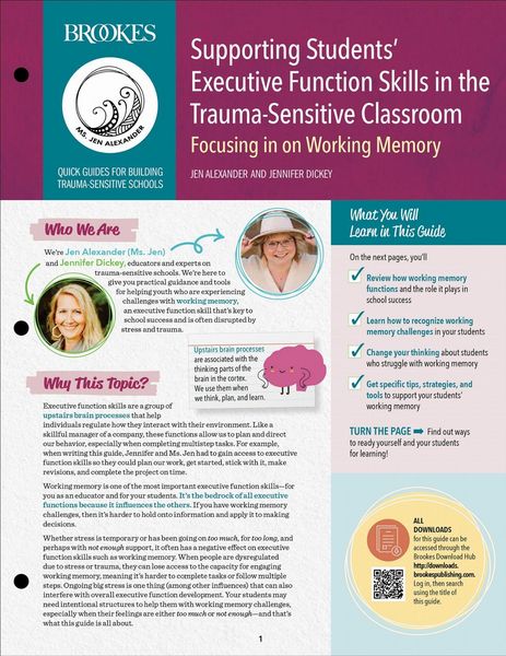 Produktbild: Supporting Students' Executive Function Skills in the Trauma-Sensitive Classroom