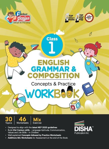 Produktbild: Perfect Genius Class 1 English Grammar & Composition Concepts & Practice Workbook | Follows NEP 2020 Guidelines