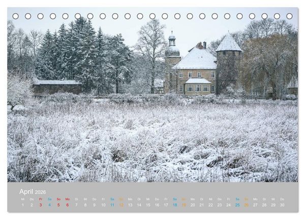 Produktbild: Coburger Land - Burgen und Schl&ouml;sser (Tischkalender 2026 DIN A5 quer), CALVENDO Monatskalender