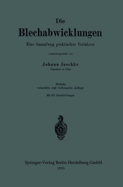 Produktbild: Die Blechabwicklungen