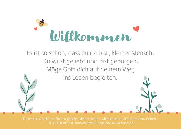 Produktbild: Du bist geliebt, kleiner Schatz