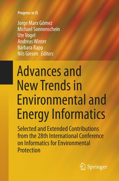 Produktbild: Advances and New Trends in Environmental and Energy Informatics