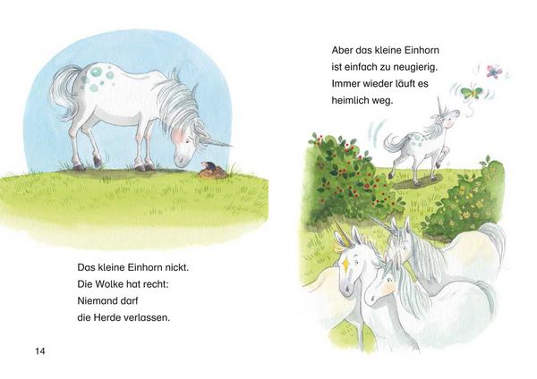 Produktbild: Lesel&ouml;wen 1. Klasse - Ein Stern f&uuml;r das kleine Einhorn