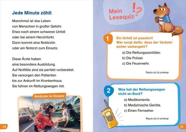 Produktbild: WAS IST WAS Erstes Lesen easy! Rettungsdienste im Einsatz