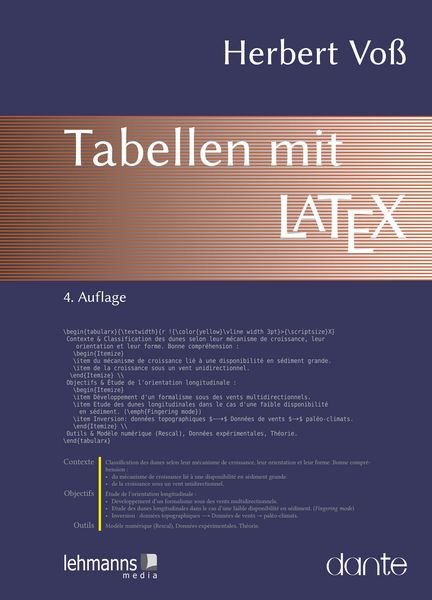 Produktbild: Tabellen mit LaTeX
