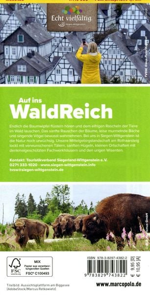 Produktbild: MARCO POLO Freizeitkarte 17 Sauerland, Siegerland 1:110.000