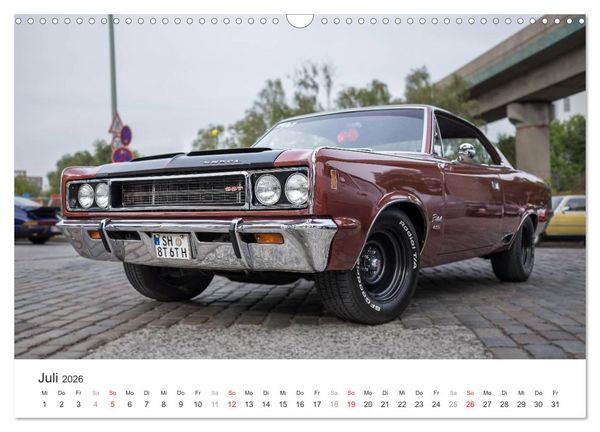 Produktbild: Amerikanische Oldtimer - Vintage US Cars auf Hamburgs Stra&szlig;en (Wandkalender 2026 DIN A3 quer), CALVENDO Monatskalender