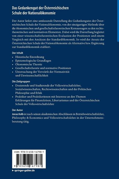 Produktbild: Das Gedankengut der &Ouml;sterreichischen Schule der National&ouml;konomie