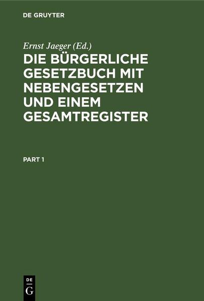 Produktbild: Die b&uuml;rgerliche Gesetzbuch mit Nebengesetzen und einem Gesamtregister