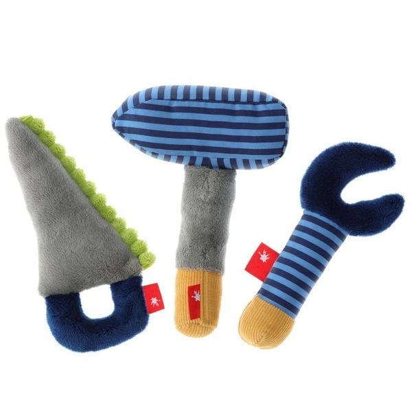 Produktbild: sigikid 41676 - Greifling Werkzeug Kinderbunt, 3er Set Papa & Me