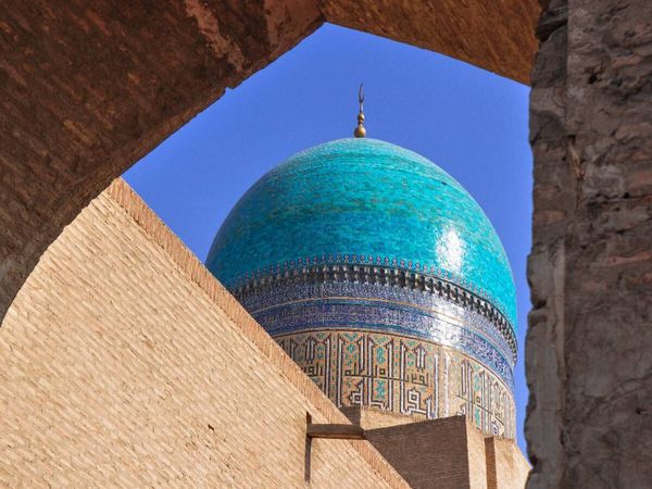 Produktbild: CALVENDO Puzzle Buchara - Kuppel der Kalon-Moschee | 1000 Teile Lege-Gr&ouml;&szlig;e 64x48cm Foto-Puzzle f&uuml;r gl&uuml;ckliche Stunden