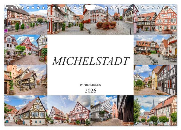 Produktbild: Michelstadt Impressionen (Wandkalender 2026 DIN A4 quer), CALVENDO Monatskalender