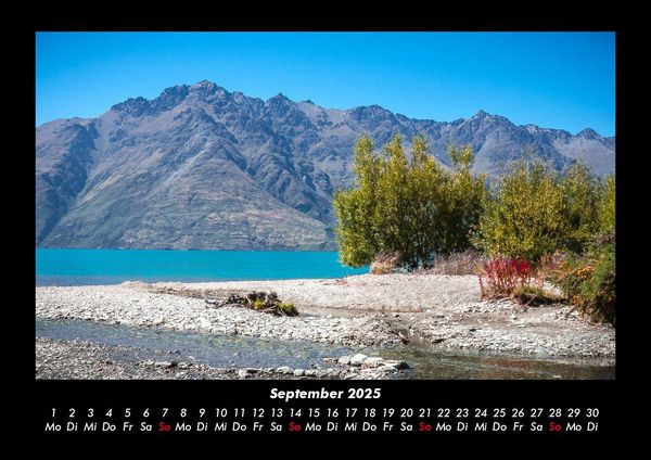 Produktbild: Die Seen der Erde 2025 Fotokalender DIN A3