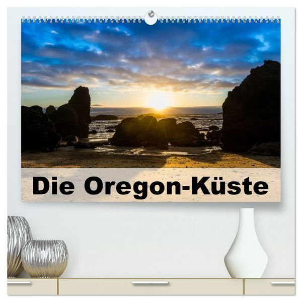 Produktbild: Die Oregon-K&uuml;ste (hochwertiger Premium Wandkalender 2026 DIN A2 quer), Kunstdruck in Hochglanz