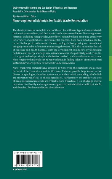 Produktbild: Nano-engineered Materials for Textile Waste Remediation