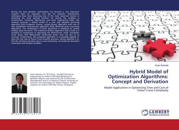 Produktbild: Hybrid Model of Optimization Algorithms: Concept and Derivation