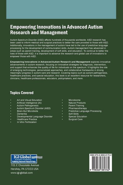Produktbild: Empowering Innovations in Advanced Autism Research and Management