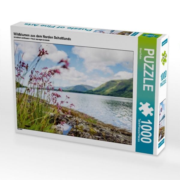CALVENDO Puzzle Wildblumen aus dem Norden Schottlands | 1000 Teile Lege-Größe 64x48cm Foto-Puzzle für glückliche Stunden