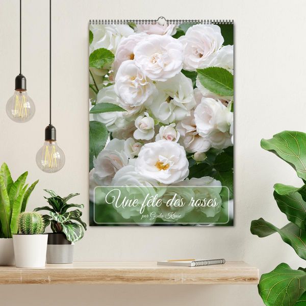 Produktbild: Une f&ecirc;te des roses (Calendrier mural 2026 DIN A2 horizontal), CALVENDO calendrier mensuel