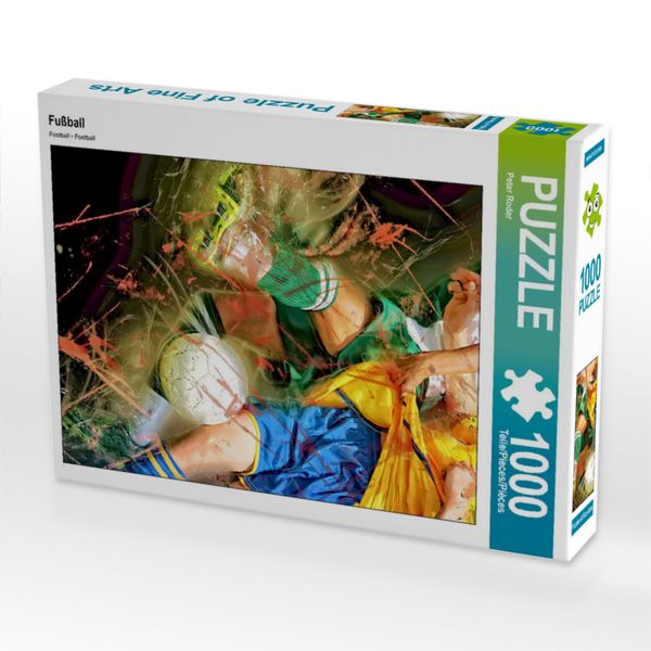 Produktbild: CALVENDO Puzzle Fu&szlig;ball 1000 Teile Lege-Gr&ouml;&szlig;e 480 x 640 cm Foto-Puzzle Bild von Peter Roder