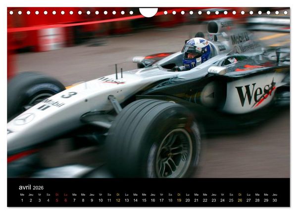 Produktbild: Stands de Formule 1 (Calendrier mural 2026 DIN A4 vertical), CALVENDO calendrier mensuel