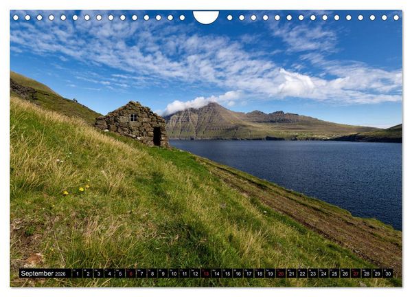 Produktbild: Landschaften Der F&auml;r&ouml;er (Wandkalender 2026 DIN A4 quer), CALVENDO Monatskalender