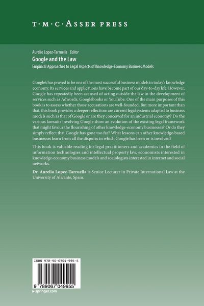 Produktbild: Google and the Law