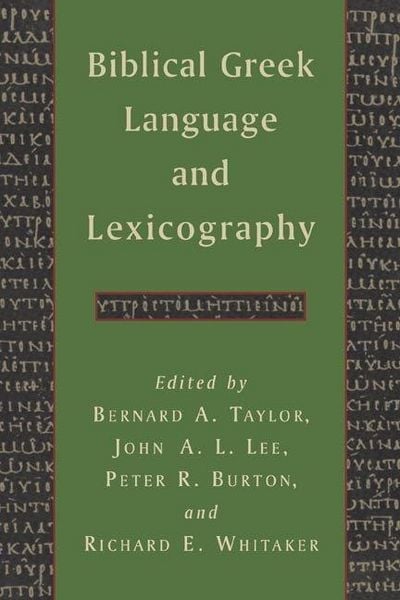 Produktbild: Biblical Greek Language and Lexicography