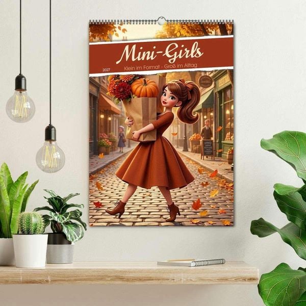 Produktbild: Mini-Girls (Wandkalender 2027 DIN A2 hoch), CALVENDO Monatskalender