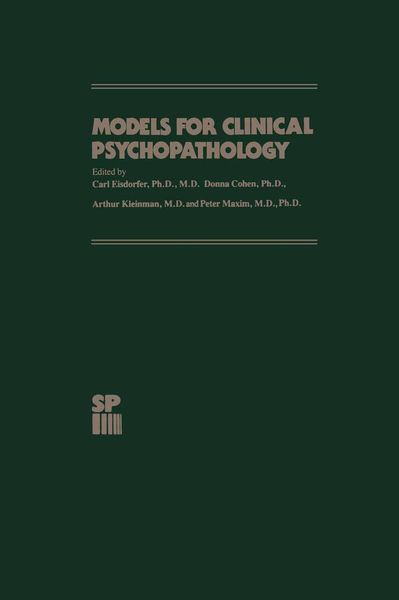 Produktbild: Models for Clinical Psychopathology