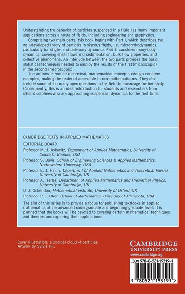 Produktbild: A Physical Introduction to Suspension Dynamics
