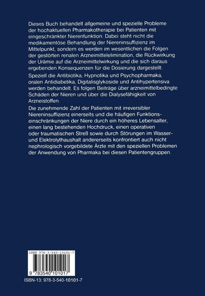 Produktbild: Pharmakotherapie bei Niereninsuffizienz