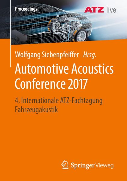Produktbild: Automotive Acoustics Conference 2017