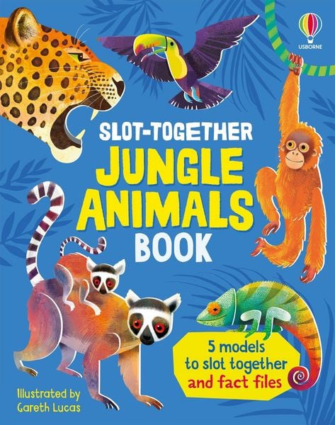 Produktbild: Slot-Together Jungle Animals Book